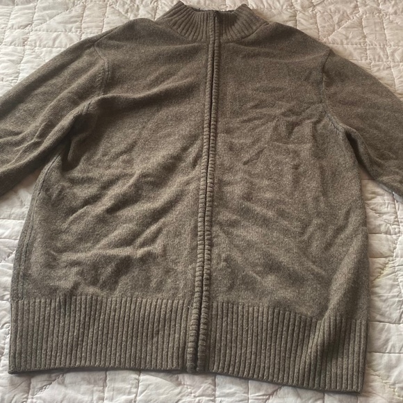 Hudson North Lambswool Blend Full zip sweater men’s size Large - Picture 1 of 6